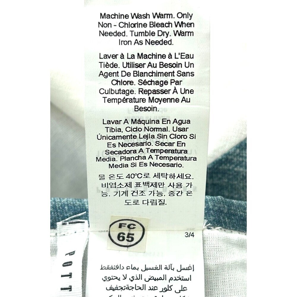 Pottery Barn Cooper Geometric Table Throw 50 X 50 Blue White Marketing Sample - Picture 12 of 12